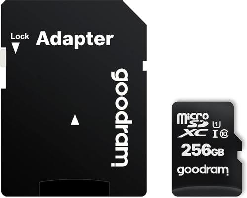 Goodram M1AA-2560R12 256GB Micro SD Kart 100MB Class 10 UHS-I U1